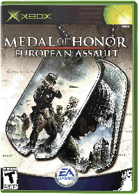 Medal of Honor European Assault PAL Xbox PAL box art